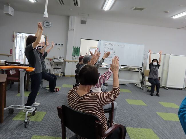 定番のストレッチ体操